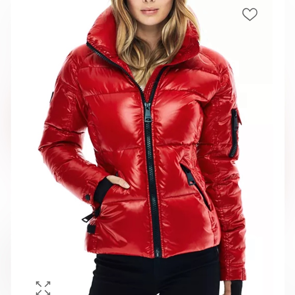 SAM. Freestyle Down Puffer Jacket. Red.